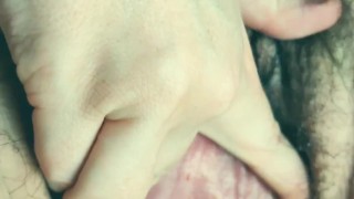 Volcano Virgin: Chubby Stoner Chick Drains Two Bags and Cums to the Rabbit (SUBTITLED)
