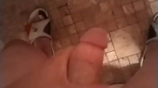 Masturbating
