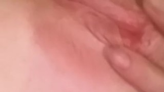 Arousing my pretty pink clit