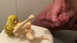 エロフィギュア ぶっかけ 素人オナニー 気持ちよく感じてすぐに射精