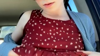 A quick little flash of my puffy tits ;P