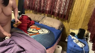 Hairy wife masturbate