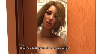 Thirsty For My Guest:Risky Handjob In To The Bathroom-Ep9