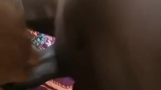 Pull out and eat her waxed pierced pussy