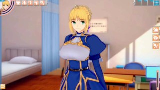 【エロゲーコイカツ！】FGO アルトリア・ペンドラゴン3DCGアニメ動画(フェイト)[Hentai Game Koikatsu! Fate Artoria Pendragon(Anime 3DCG