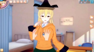 【エロゲーコイカツ！】東方 摩多羅隠岐奈3DCGアニメ動画 Hentai Game Koikatsu! Touhou Okina Matara(Anime 3DCG Video)
