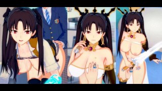[Hentai Game Koikatsu! ]Have sex with Fate Big tits Ishtar(Rin Tohsaka).3DCG Erotic Anime Video.