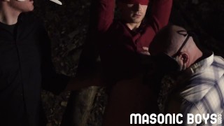MASONICBOYS - Cole gets milked and fingered by older daddy priest