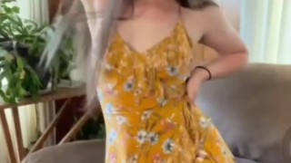 TikTok Slut Takes Thick Dildo