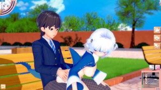 【エロゲーコイカツ！】VTuber がうるぐら3DCGアニメ動画(バーチャルYoutuber)[Hentai Game Koikatsu! Gawr Gura(Anime 3DCG Video)]