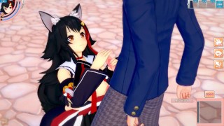 【エロゲーコイカツ！】VTuber 大神ミオ3DCGアニメ動画(バーチャルYoutuber)[Hentai Game Koikatsu! Ookami Mio(Anime 3DCG Video)]