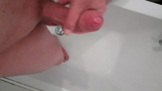 Caught wanking in the shower by mother in law