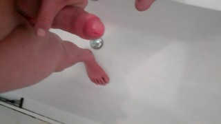 Caught wanking in the shower by mother in law