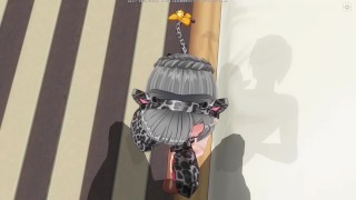 3D HENTAI Neko girl sucks your cock POV