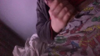 Bed time ally PJ wank