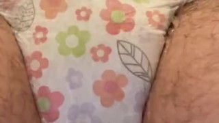 Abdl diaper boy soaking his goodnights again 