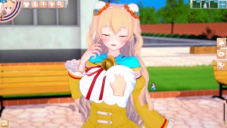 【エロゲーコイカツ！】VTuber 桃鈴3DCGアニメ動画(バーチャルYoutuber)[Hentai Game Koikatsu! Momosuzu (Anime 3DCG Video