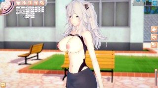【エロゲーコイカツ！】VTuber 獅白ぼたん3DCGアニメ動画(バーチャルYoutuber)[Hentai Game Koikatsu! Shishiro Botan(Anime 3DCG