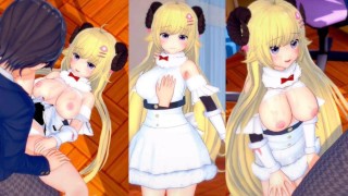 【エロゲーコイカツ！】VTuber 角巻わため3DCG巨乳アニメ動画(バーチャルYoutuber)[Hentai Game Koikatsu! Tsunomaki Watame(Anime 3DCG
