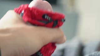Slow Motion male solo jercking off