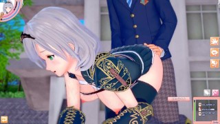 【エロゲーコイカツ！】VTuber 白銀ノエル3DCG巨乳アニメ動画(バーチャルYoutuber)[Hentai Game Koikatsu! Shirogane Noel(Anime 3DCG
