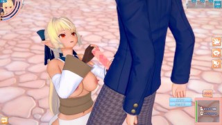 【エロゲーコイカツ！】VTuber 不知火フレア3DCG巨乳アニメ動画(バーチャルYoutuber)[Hentai Game Koikatsu! Shiranui Flare(Anime 3DCG