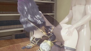 White Beautiful Witch - 3D Hentai - (Uncensored)