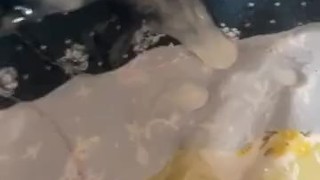 Full bladder fourth day of edging cum shot for my only fans babies shots