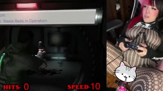 Goth girl plays Deadspace 2, part 2 