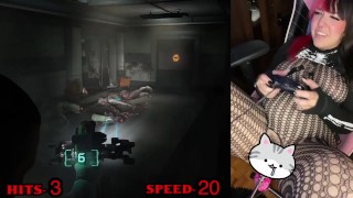 Goth girl plays Deadspace 2, part 2 