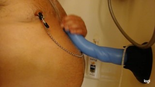 Sucking that 15 inch Tyson XL