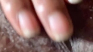 SUPER CLOSE UP CLIT RUB WITH SPIT