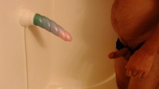 Bad Dragon Unicorn cock suck