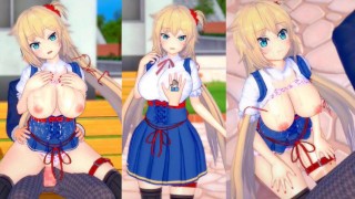 [Hentai Game Koikatsu! ]Have sex with Big tits Vtuber Akai Haato.3DCG Erotic Anime Video.