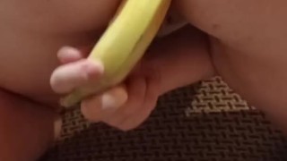 Banana in anal