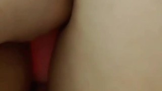 Cums for the first time with vibrator