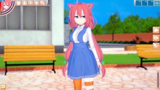 【エロゲーコイカツ！】VTuber 猫宮ひなた3DCG巨乳アニメ動画(バーチャルYoutuber)[Hentai Game Koikatsu! Nekomiya Hinata(Anime 3DCG