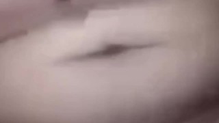 Solo Trans Anairb jerking off her 7 inch cock & cum a lot of milk on her bed
