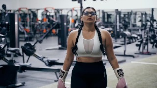 Fit Sid is Gonna Fuck Her Trainer for Boxing
