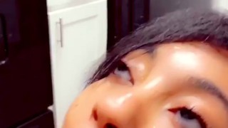 I came over sloppy blowjob came to fix her pipes but this end up happening 