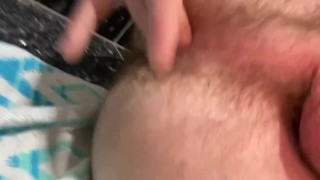 Twink plays with his tight ass