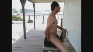 Will I Get Caught? Sexy Fun Time Outside With Cars Driving By