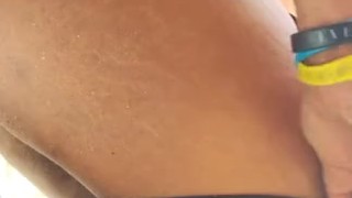 Fem butt black bisexual teen showing butt outsode