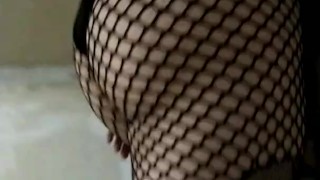 Femboy Bubble Butt Jiggling as they Walk in Lingerie Trap Trans Sissy Cdzinha