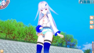 【エロゲーコイカツ！】VTuber リゼ・ヘルエスタ3DCG巨乳アニメ動画(バーチャルYoutuber)[Hentai Game Koikatsu! Lize Helesta(Anime 3DCG