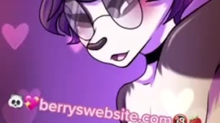 🖤Femboy Furry Hard Moaning Audio & Mouth Sounds🐼🍓 | @berryguild