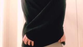 Sexy Amber Stables flashing her big tits