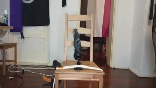 Femboy Rough Riding a Mr.Hankey Toys Beowulf Balls Deep Anal music by White Bat Audio