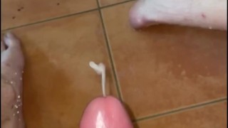 Snapchat compilation of jerking big white cock 