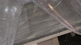 Plastic Doll pissed on and fucked.